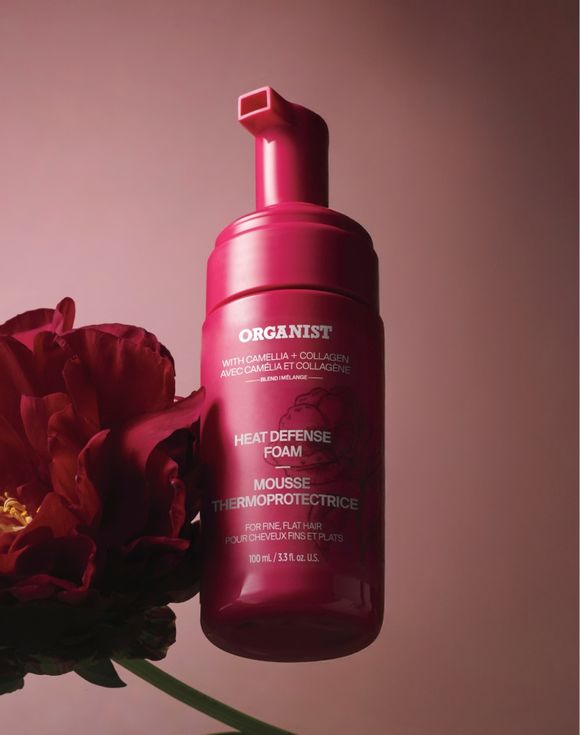 Organist with Camellia + Collagen Heat Defense Foam