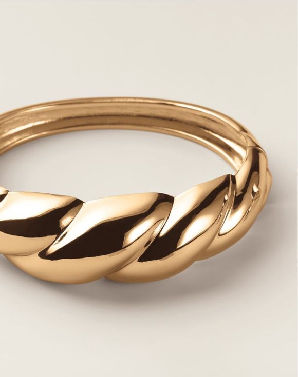 Twisted Bold Bangle Bracelet