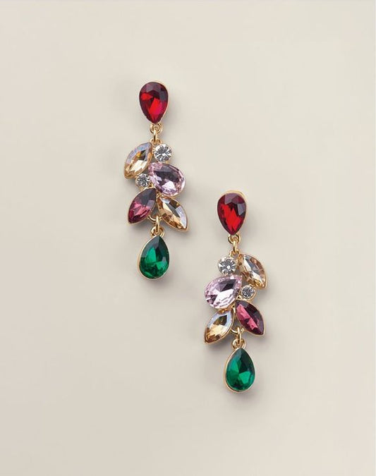Autumn Crystal Fallscape Earrings