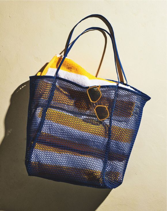 Beyond Glow Mesh Tote Beach Bag
