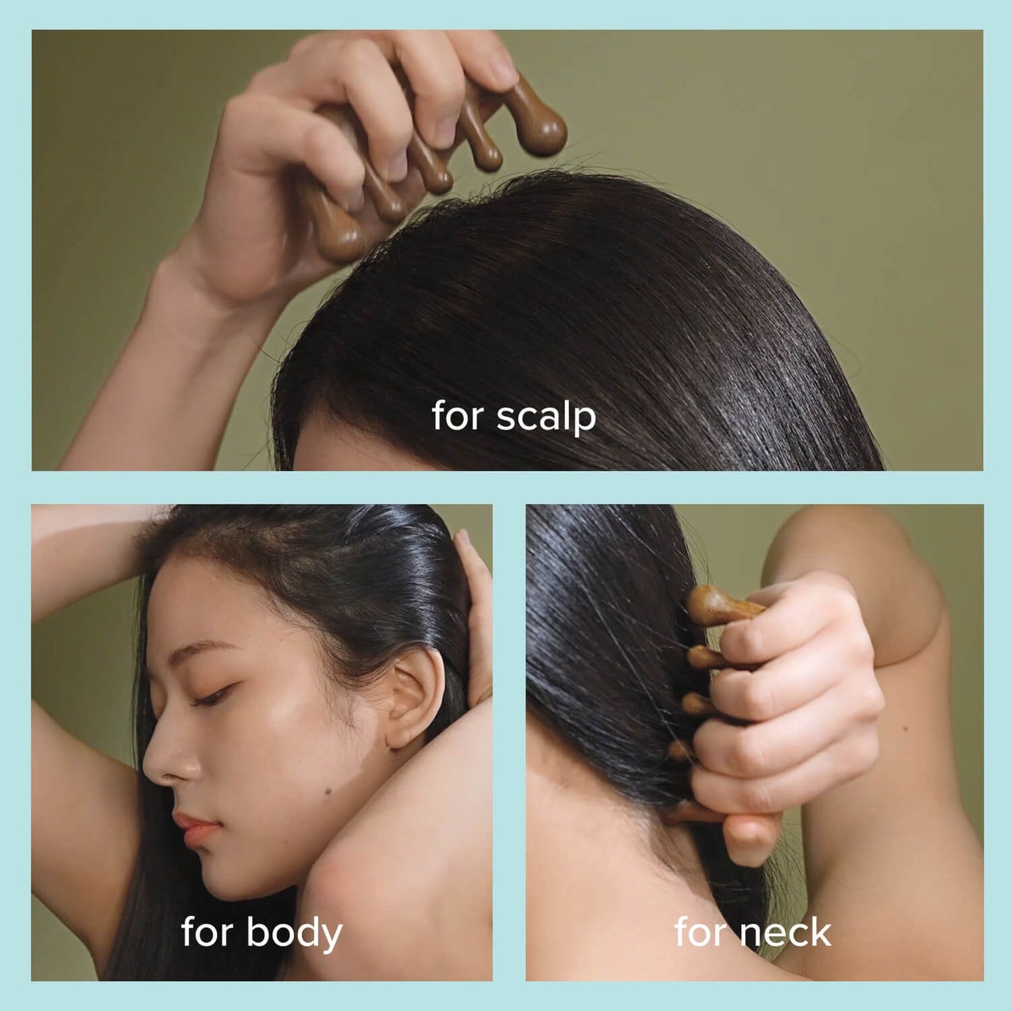 Organist Scalp Massage Gua Sha
