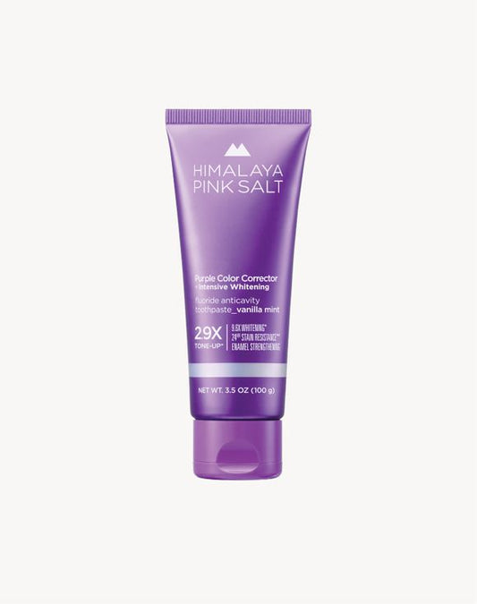 Himalaya Pink Salt Purple Color Corrector + Intensive Whitening Toothpaste