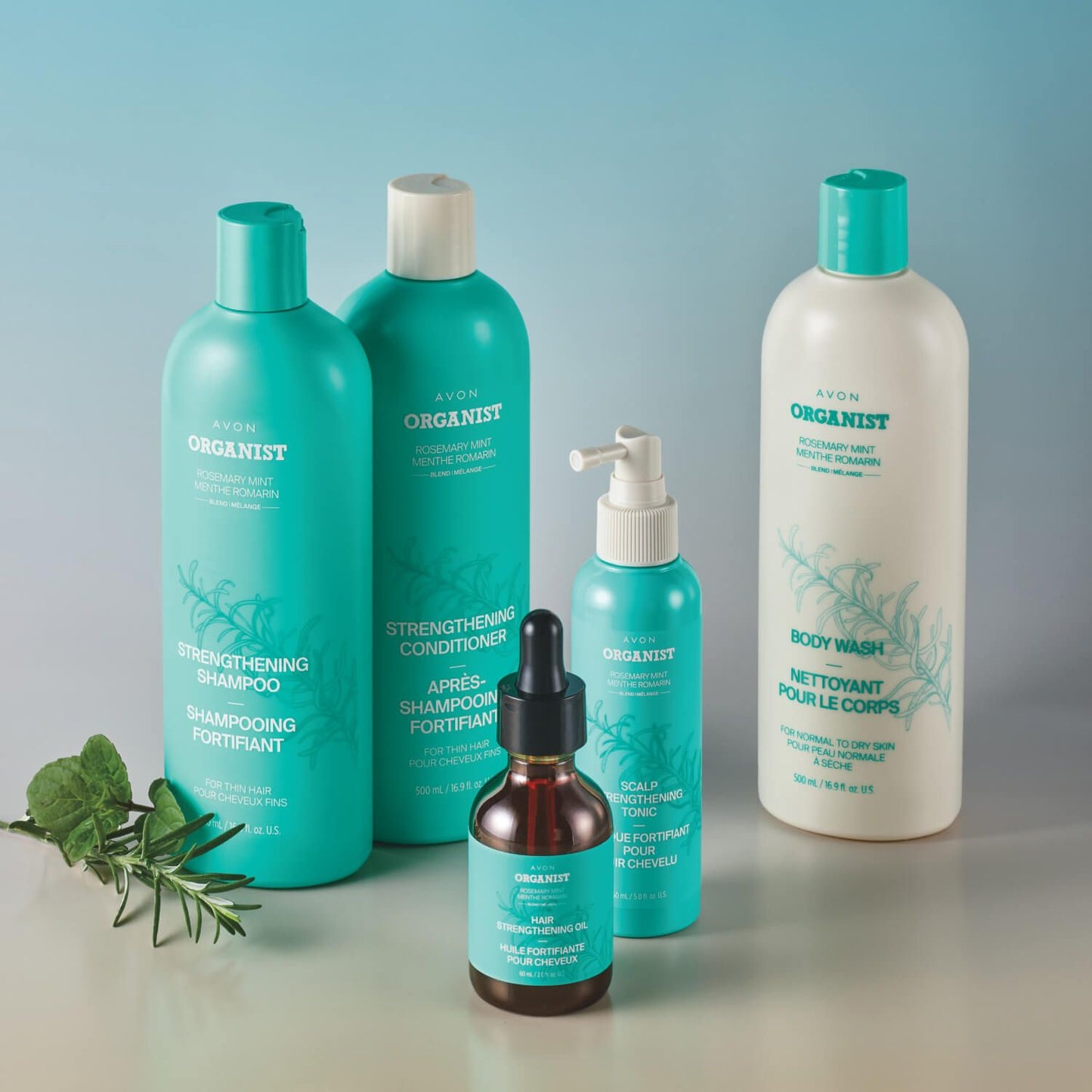 Organist Rosemary Mint Hair Strengthening Oil
