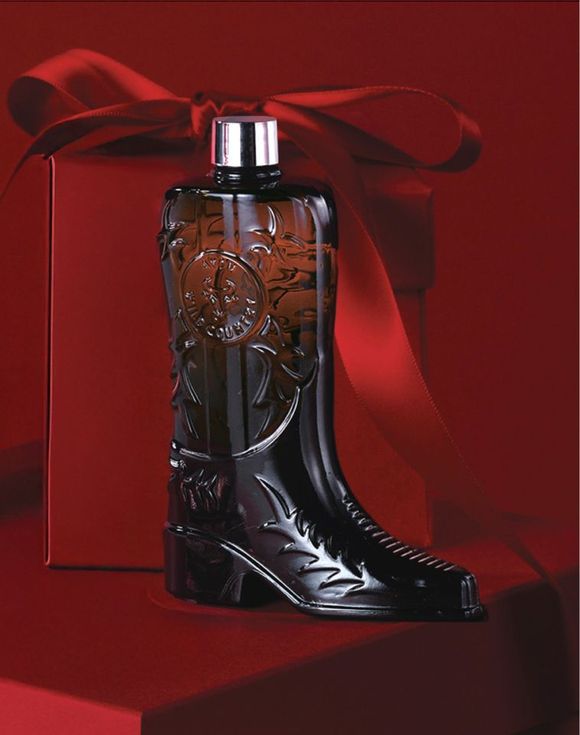 Wild Country Fragrance Boot Decanter - Vintage Cowboy Boot Perfume Decanter
